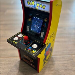Retro Mini Arcade Console - Yellow/Red